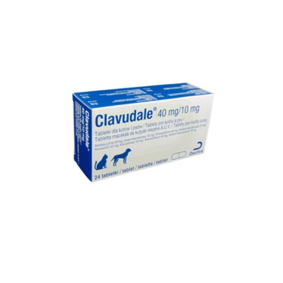 Clavudale 40mg/10mg tabletta kutyák 24X
