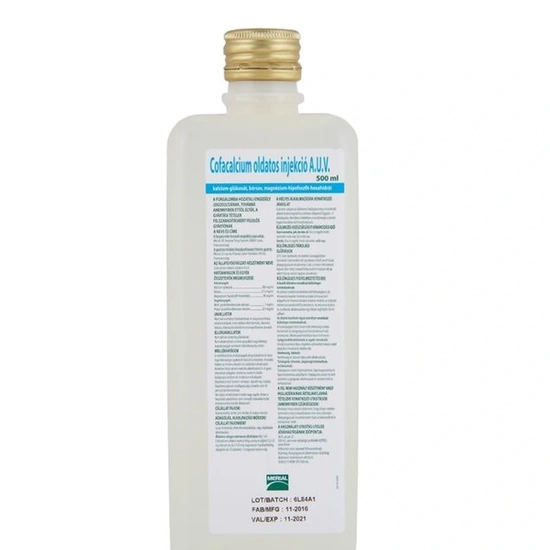 Cofacalcium injekció 500 ml