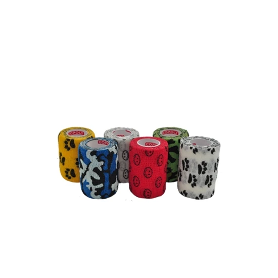 Copoly Öntapadós Rugalmas Pólya 7,5cm Fekete-Fehér Tappancs 4,57m