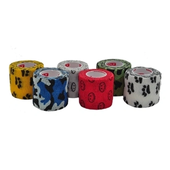 Copoly Öntapadós Rugalmas Pólya 5cm Fekete-Fehér Tappancs 4,57m