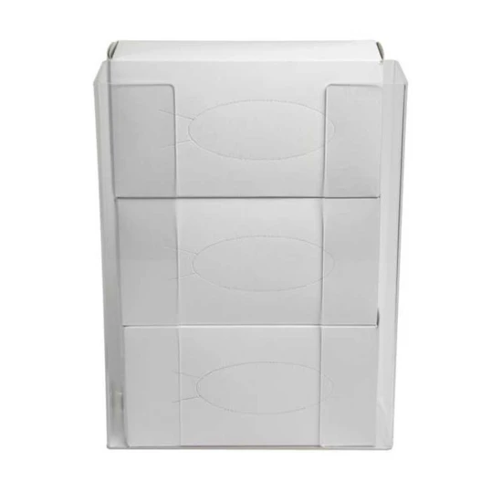 Akril kesztyűadagoló háromszemélyes