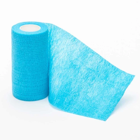 Kohéziós kötés, 10 cm x 4,5 m, világoskék, 1 tekercs