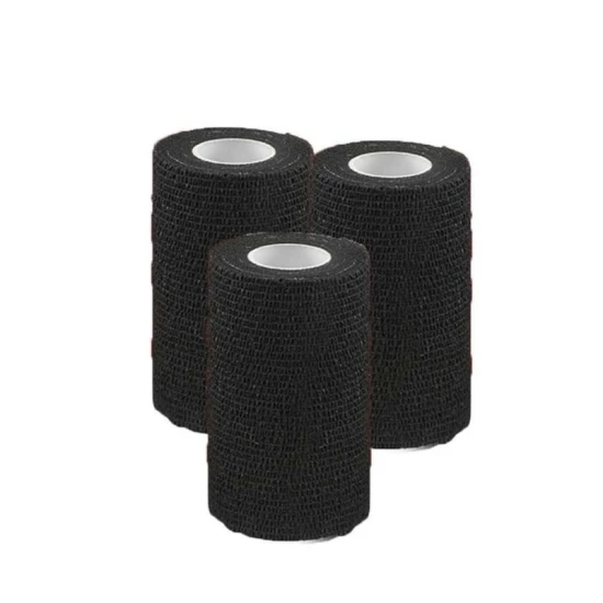 Kohéziós kötés, 7,5 cm x 4,5 m, fekete, 1 tekercs