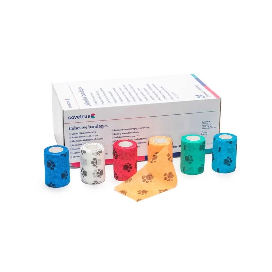 Öntapadós ragtapasz, 7,5 cm x 4,5 m, vegyes színek, 24 tekercs