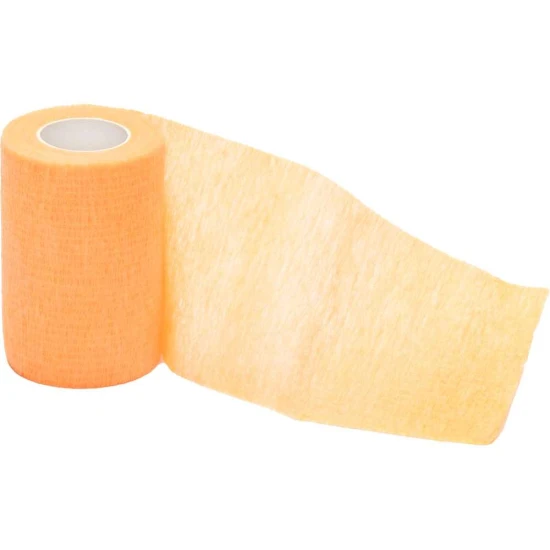 Kohéziós kötés, 7,5 cm x 4,5 m, narancssárga, 1 tekercs