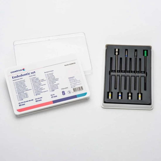 Endodontiai készlet, Hedstroem reszelők, 60mm (ISO #20-30-40-50-80)
