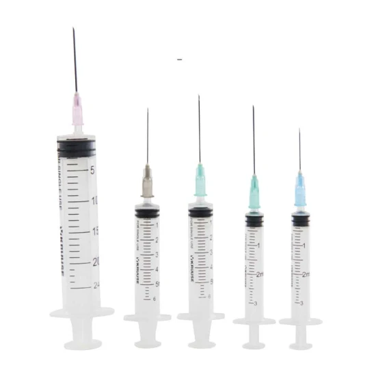 Fecskendők 2 ml kanüllel 0.6 x 25 mm, 23G, 100 db