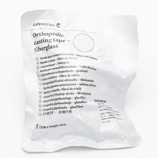 Ortopédiai gipszszalag - Fekete-7,5cm, 3,6m hosszúságú