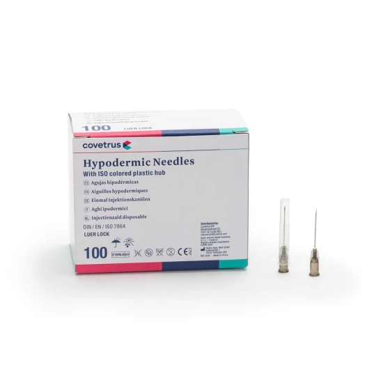 Injekciós tű, RW, hosszú ferde, Luerlock, 22G Fekete x 3/4" / 0.70 x 20 mm, 1x100