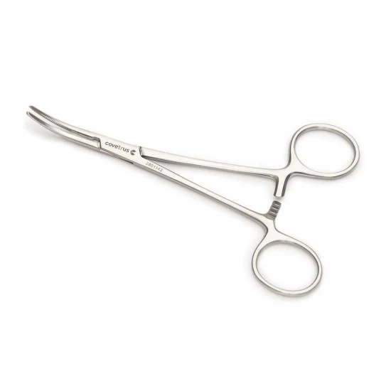 Kelly artériaszorító, ívelt, 14 cm