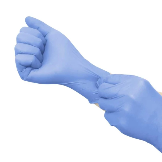 Nitril vizsgáló kesztyű, XL, kék