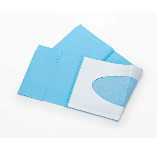 Steril öntapadós drapéria, 45x75 cm, O 9x20 cm