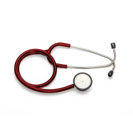 High-End sztetoszkóp kétfejű felnőtt, burgundi