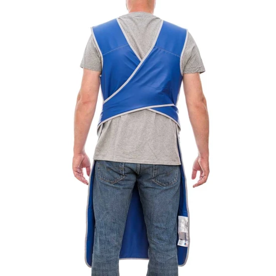 Röntgenkötény, 75 x 120, L, kék színű, 0,5 Pb