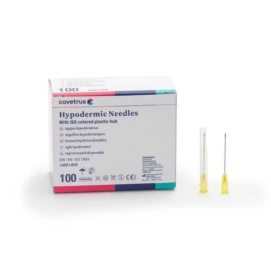 Injekciós tű, RW, hosszú ferde, Luerlock, 20G sárga x 1 1/2