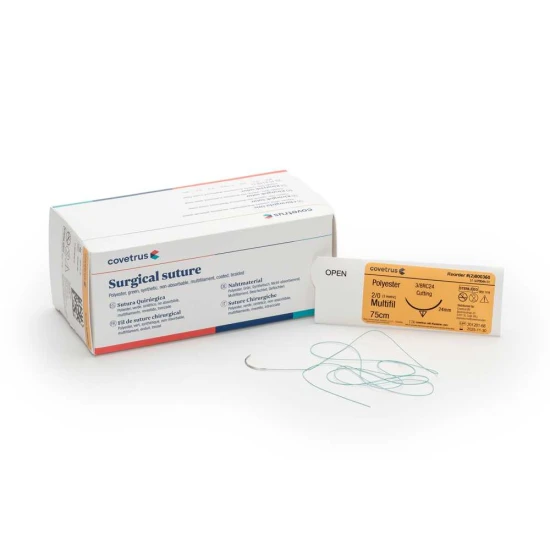 PGA Plus lila varrat (antibakteriális) 3/8RC30 Metrikus 3 USP 2-0 70cm