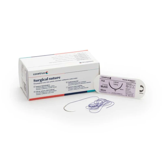 Varrókötés PGA lila 1/2TP22 Metrikus 3 USP 2-0 75cm