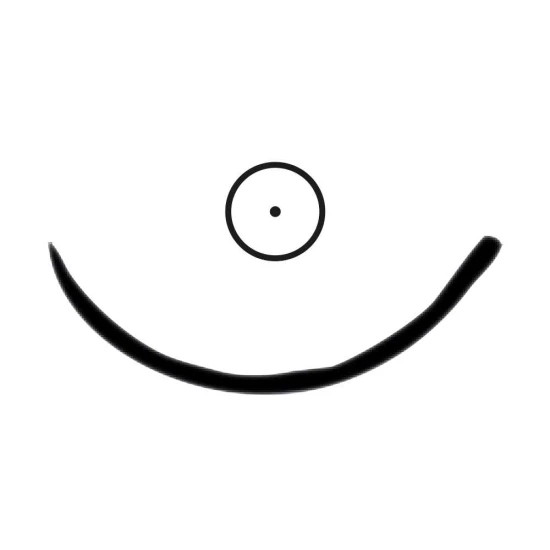 Állatorvosi varrótű 3/8 TP30 dupla szem