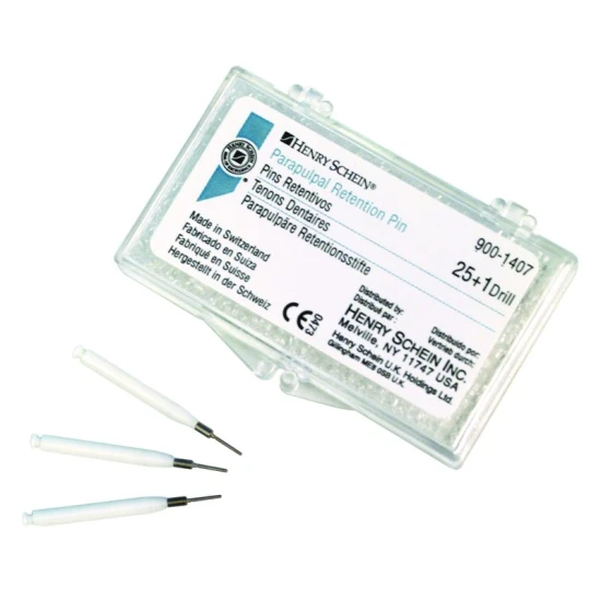 Dentin titán retentív csapok 0.60mm, 25 db + 1 fúró
