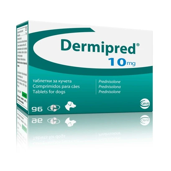 Dermipred 10 mg tabletta kutyáknak 96x