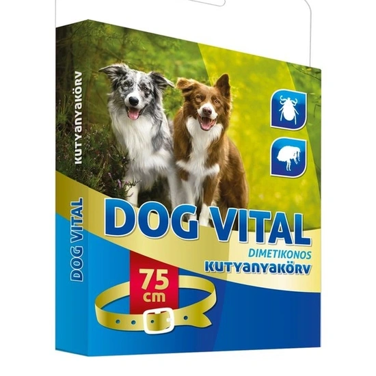 Dog Vital Dimetikonos Kutyanyakörv Fekete