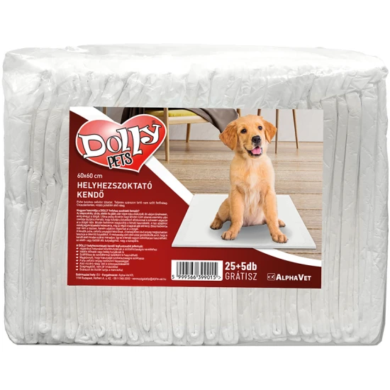Dolly helyhez szoktató pelenka 60x60cm 25+5db/csomag
