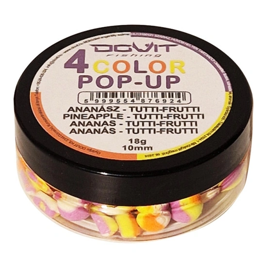 Dovit 4 Color Pop-Up 10mm - Ananász - Tutti - Frutti 18g