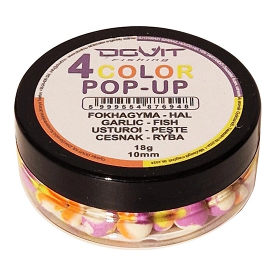 Dovit 4 Color Pop-Up 10mm - Fokhagyma - Hal 18g