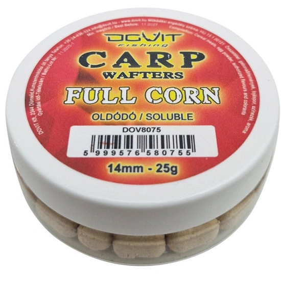 Dovit Carp Wafters Dumbell 14Mm - Full Corn Carp 25g