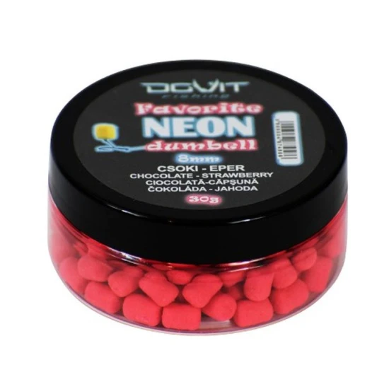 Dovit Favorite Neon Wafters 5mm - Csoki - Eper 15g