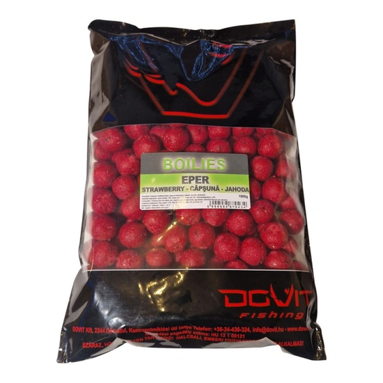 Dovit Főzött Bojli 20mm - Eper 1kg