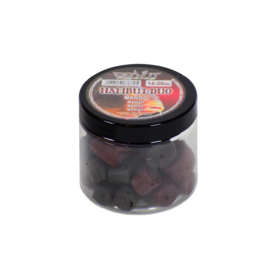 Dovit Halibut Duo (Fúrt Pellet) 14-20mm - Mangó 100g