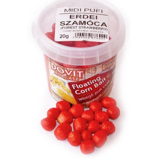 Dovit Lebegő Pufi Csali MINI - Erdei Szamóca 16g