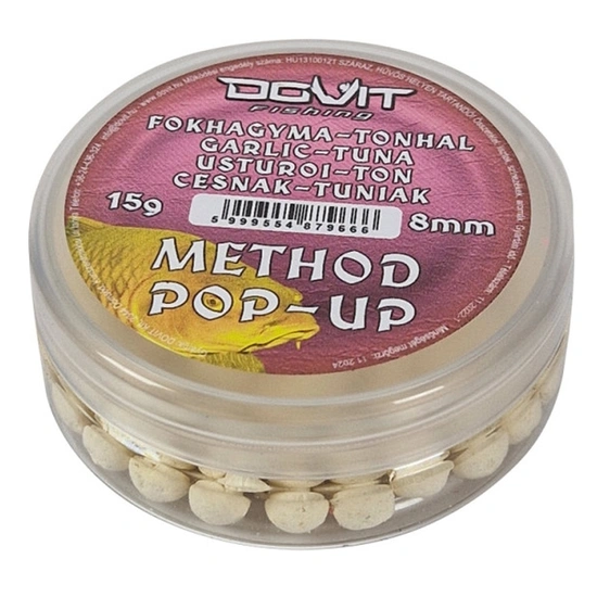 Dovit Method Pop-Up 8mm - Fokhagyma - Tonhal 15g