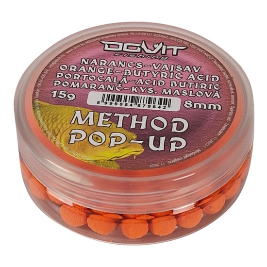 Dovit Method Pop-Up 8mm - Narancs - Vajsav 15g