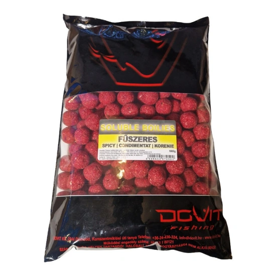 Dovit Oldódó Bojli 20mm - Fűszeres 1kg