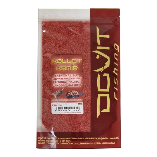Dovit Pellet Panír - Eper - Halibut 100g