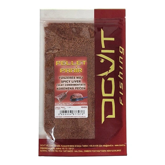 Dovit Pellet Panír - Fűszeres Máj 100g