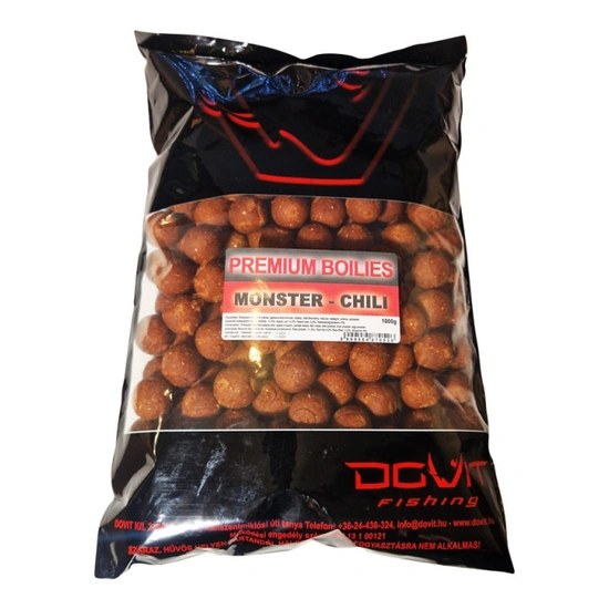 Dovit Prémium Bojli 20mm - Monster - Chili 1kg