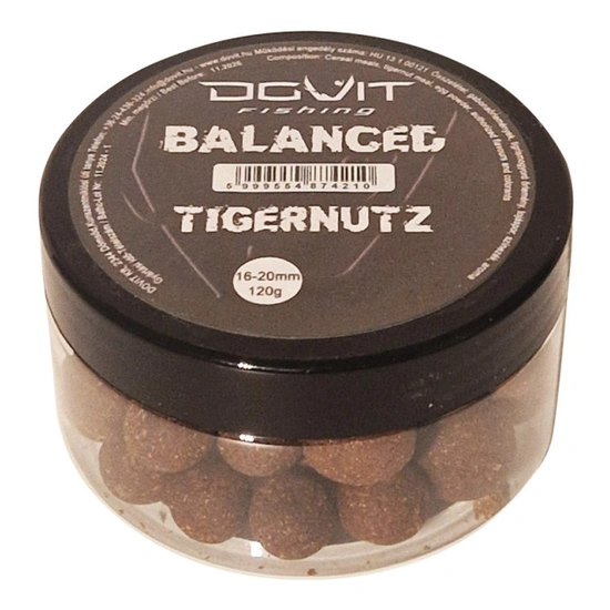 Dovit Prémium Csalizóbojli 16-20mm - Tigernutz 120g