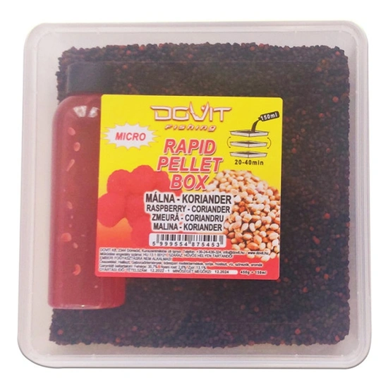 Dovit Rapid Pellet Box - Koriander - Málna 600g