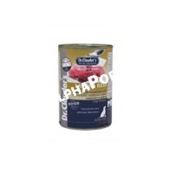 Dr.Clauders Dog Selected Meat Bárányos és rizses konzerv 400g Dr.Clauders Dog Selected Meat Bárányos és rizses konzerv 400g
