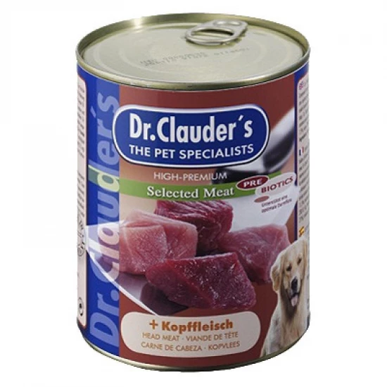 Dr.Clauders Dog Selected Meat Fejhúsos konzerv 800g Dr.Clauders Dog Selected Meat Fejhúsos konzerv 800g