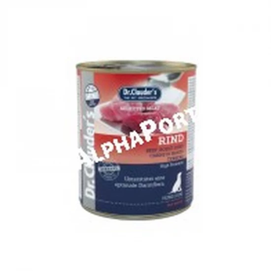 Dr.Clauders Dog Selected Meat Marhás konzerv 800g Dr.Clauders Dog Selected Meat Marhás konzerv 800g