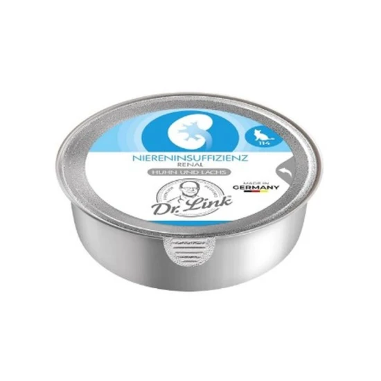 Dr. Link Cat konzerv Special Diet Renal 85g Csirke és Lazac