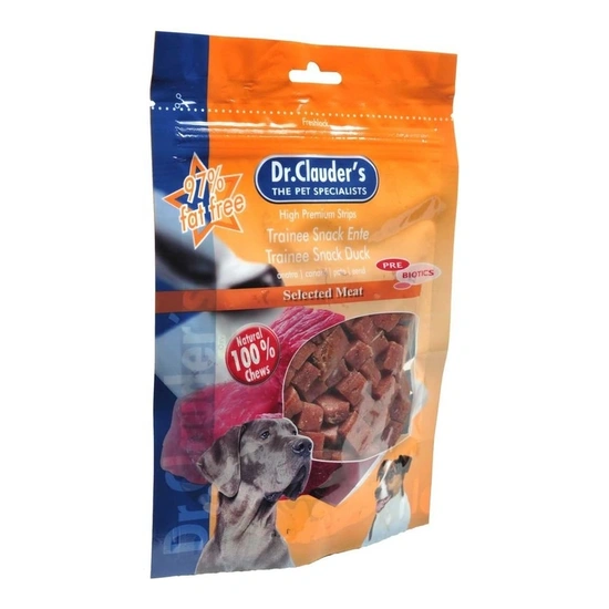 Dr.Clauders Dog Jutalomfalat Premium Kacsa Tréning 80g