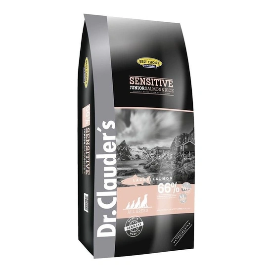 Dr.Clauders Junior Sensitive Lazac&Rizs 12,5kg