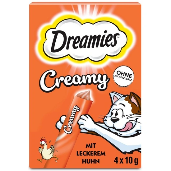 -Dreamies Creamy Csirke 4x10g