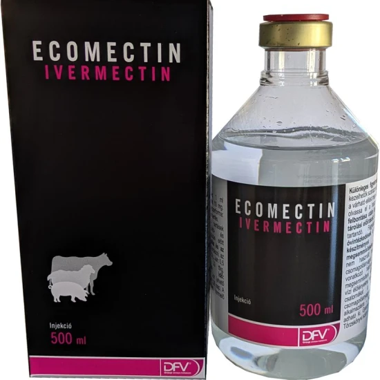 Ecomectin 1% injekció 500 ml