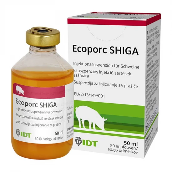 Ecoporc Shiga szuszpenziós injekció 50 adag 50 ml